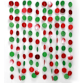 Pikkukuva 1 / 5: 1 kpl Vihreä Punainen Ympyrä Pisteet Garland Kit Jouluun Joulujuhliin Ripustuskoristeet Streamers Banner Joulukuusi Ga