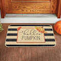 Miniatyrbild 5 av 5: Höstlig Hallå Pumpa Lönnlöv Matta Höst Pumpa Lönnlöv Dörrmatta Thanksgiving Entrématta Höstfilt Utomhus Halksäker Matta