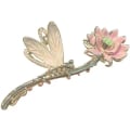 Miniatyrbilde 1 av 5: 1 Klassisk lotusblomst hårklemme elegant retro hodeplagg hårklemme bak på hodet haiklemme hår