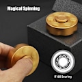 Miniatyrbilde 2 av 5: Metallisk Fidget Spinner Leke, Kule Alloy Håndfinger Spinner Terning Leke, Stressavlastende Sensorisk Spinning Anti Angst Skrivebord EDC
