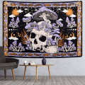Miniatyrbilde 4 av 5: Soppteppe Skull Skeleton, Blader, Stor Lilla Gobelin