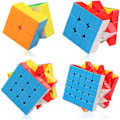 Pikkukuva 3 / 4: [4 Pakkausta] Nopeuskuutiosarja, Moyu Meilong MF2S 2x2 MF3S 3x3 MF
