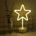 Pikkukuva 1 / 5: Étoile lumières LED Enseignes au néon Lights avec base Veilleus