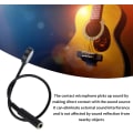Miniatyrbilde 4 av 5: Akustisk gitar pickup, lett bærbar kontaktmikrofon,