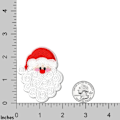 Miniatyrbild 2 av 3: (Santa Ansikte) Jultomten Jullapp | Stryk på Broderade Applikationer - Semesterprydnader för Kläder, Jacka