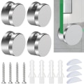 Miniatyrbilde 1 av 5: 4 stk speilklips i sinklegering, sinkleklips i sinklegering, speilfesteholder, speilklips, med C