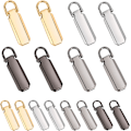 Miniatyrbild 1 av 5: Reparationsdragkedjor, 16-pack zinklegeringsdragkedjor, dragkedjebyte dragkedjeflik för kläder, Sui
