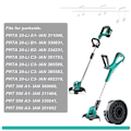 Miniatyrbillede 4 af 5: 6 reserve spoler Parkside PRT 550 A1/B2/C3 Plæneklipperspoler