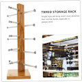 Miniatyrbilde 4 av 4: Briller displaystativ briller stativ tre displaystativ utstillingshylle display H30cm