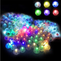 Miniatyrbillede 2 af 5: 100 Pakke Multifarvede LED Lysende Balloner, Regnbuefarvet Rou