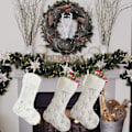Miniatyrbild 3 av 5: Xmas Julstövlar 3st Julstrumpa Säsongsdekoration