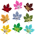 Miniatyrbillede 3 af 3: MH-broderi-patch blomster applikationer til syning dekorative patch