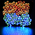Miniatyrbilde 1 av 5: LED solcellelyssnor (fargeløs)