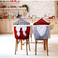 Miniatyrbillede 4 af 4: 2 stk. jule-nisse-stolbetræk - Buffalo Checker Plaid Hat