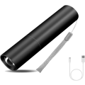 Miniatyrbilde 1 av 5: USB-oppladbar LED-lommelykt, 3 lysmoduser, vanntett lommelykt