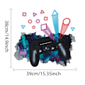 Pikkukuva 5 / 5: 3D-seinätarra Gamer Game Players Zone, 3D-seinätarrat Li