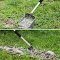 Miniatyrbilde 4 av 4: Kattesandspade Justerbar Lengde, Robust og Praktisk Kattesandspade i Rustfritt Stål