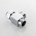 Miniatyrbild 5 av 5: 1 st 3-vägs duschomkopplare 2 cm Duschhuvud T-formad Duscharm Duschadapter Ventil Ersättning Duschomkopplare Adapter för Badrum Kök