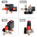 Miniatyrbillede 2 af 3: Trykluftafbryder Luftkompressor Trykregulator Kompressor med
