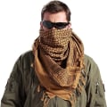 Pikkukuva 4 / 5: Sotilaskaulaliina 43 x 43 tuumaa Taktisen aavikon Keffiyeh