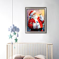 Miniatyrbilde 3 av 5: (30x40cm)5D DIY Diamantmalerisett 12*16 Tommers Jul Full Drill Broderikorssting Maleri