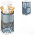 Miniatyrbild 1 av 5: Tandpetarhållare, Tandtrådsbox, Automatisk utmatning av tandpetare (Transparent Blå)
