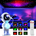 Miniatyrbilde 3 av 4: Astronaut Galaxy Projektor LED Stjernehimmel Projektor Sittende/Stående, Fjernkontroll & Timer, Nattlys, Romdekorasjon Galaxy Takprojektor fo