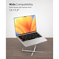 Miniatyrbild 3 av 5: Premium Kylsystem Stativ, Bärbar Laptopstativ för 12-17,3\" Kompatibel med Alla Bärbara Datorer MacB
