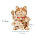 Miniatyrbillede 5 af 5: 3D træmodel puslespil til at bygge for voksne børn Lucky Cat, DIY model kits konstruktion legetøj, Puluts C