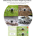Pikkukuva 3 / 5: DJI Mini 4 Pro:n laskuteline, taitettavat jalat, pidennetty jalkaosasarja