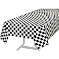 Miniatyrbilde 1 av 4: 2 stk. Premium Plast Sjakkbrett Flagg Duker Piknik Bord Dekk, Borddekker Fest Favoritt (2, Svart)