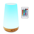 Miniatyrbillede 2 af 5: LED-nattelys, sengebordslampe, farveskiftende touch-nattelys