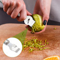 Miniatyrbillede 4 af 5: 1 stk. Rivejern, Citron- og Appelsinzester Skraber, Rustfri Stål Skræller, Citronskærer, Køkken- og Barværktøj