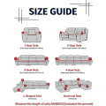 Miniatyrbild 3 av 4: (3 Sits, Svart Fyrkant) 3 Sits Soffa Överdrag Stretch Soffa Överdrag wi