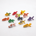 Miniatyrbillede 2 af 4: 24 stk. simulerede søde små guldfisk model legetøj dyr solid