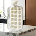Pikkukuva 2 / 5: Piece Ice Bottle - 2 in 1 Jääkompressori | Kuutiopullo kannella | Jääpalamuotti mehulle, viinille ja bourbon-cocktaileille | Jäädytetty juomanvalmistustyökalu | To