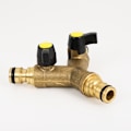 Miniatyrbilde 2 av 5: Hageslange Splitter - Kranadapter med Y Splitter for å koble til