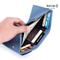 Miniatyrbild 4 av 5: Slim Mini Plånbok RFID-blockerande Läderplånböcker för Män Kvinnor