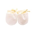 Miniatyrbillede 3 af 5: 6 stk. strikkede babyhandsker i bomuld mod ridser til unisex (3
