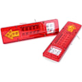 Miniatyrbilde 4 av 5: For 12 volt bakre baklys 2 x 12V 19 LED baklys bakbrems
