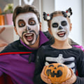 Miniatyrbillede 3 af 5: Sommerfugl Hårklemmer Kvinder Sort Hvid 3D Stribet Blomst Blonder Punk Gothic Hårtilbehør Halloween Party Dekoration