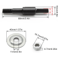 Miniatyrbillede 3 af 5: Boremaskine Konverteringsforbindelsesstang, 8,3mm Diamantformet Skridsikker