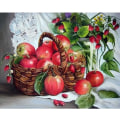 Miniatyrbillede 1 af 4: MH-(30x40cm)5D Diamantmaleri Blomster, Mal med Diamanter DI