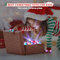 Miniatyrbilde 2 av 5: 25 stk Juleringe med LED-lys for barn - Julegaveposer for barn - Blinkende juleleker