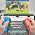 Miniatyrbild 3 av 6: Portabel Switch-docka med HDMI-adapter för Nintendo Switch, Resedocka 3-i-1 Switch Docki Red and Blue