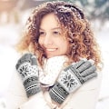 Miniatyrbillede 4 af 5: Vinter Touchscreen Handsker, 2 Par Touchscreen Handsker, Wom