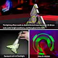 Miniatyrbild 2 av 5: Fidget Spinners Luminous Hållbar Hög Hastighet Tyst Lager Precision Metall, Finger Hand Spinner Avtagbar
