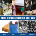 Miniatyrbillede 5 af 5: Titanium Twist Drill Bit Set - 13 dele HSS stål sekskantskaft