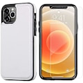 Miniatyrbillede 3 af 5: 2 stk. Wallet Case Kompatibel med iPhone 12 Pro/12, Slank Beskyttende etui med Kortlomme, PU Læder Støttefod Kort Slots