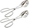 2-PACK Serveringsänger för Bufféfest Catering, Tjockare Matservering Sallad Tårta Bröd Köksänger, Rostfritt Stål